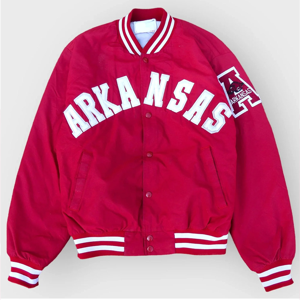 Arkansas Razorbacks 1980s Jacket 1 Arkansas Razorbacks 1980s Jacket - Modajacket