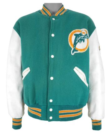 Miami Dolphins 1980s Varsity Jacket - Modajacket