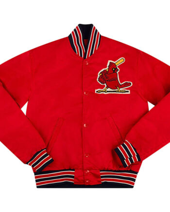 St. Louis Cardinals 1990s Varsity Red Satin Jacket - Modajacket