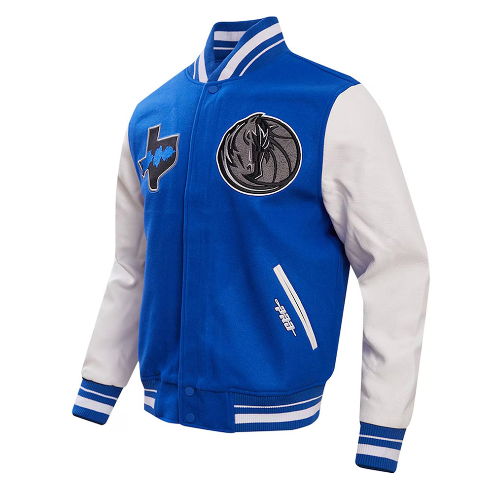 Dallas Mavericks 2023/24 City Edition Royal Varsity Jacket 3 Dallas Mavericks 2023/24 City Edition Royal Varsity Jacket