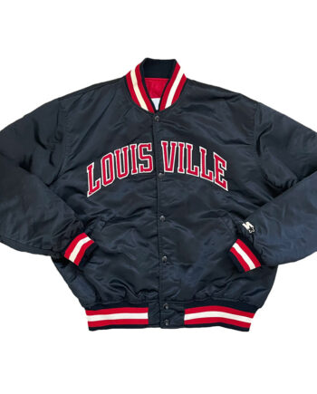 Louisville Cardinals 90s Black Jacket - Modajacket