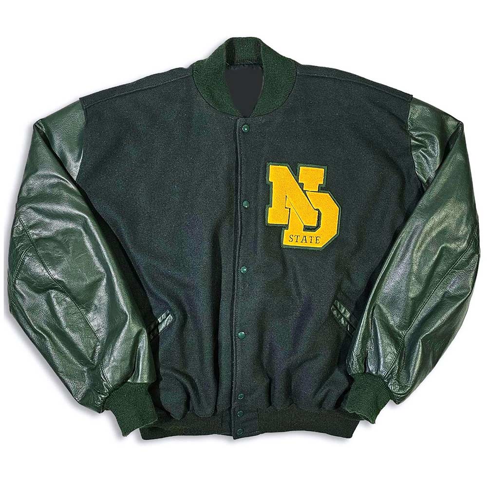 North Dakota State Bison 90s Varsity Jacket 1 North Dakota State Bison 90s Varsity Jacket - Modajacket