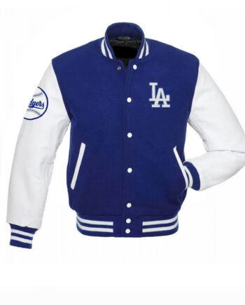 Dodgers Blue & White Varsity Jacket - Modajacket