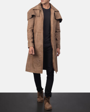 Immortal Brown Leather Duster - Modajacket