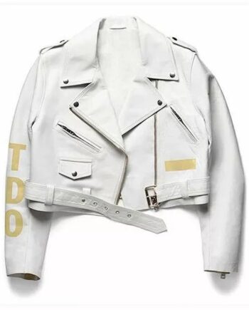 Rihanna Biker Leather Jacket - Modajacket