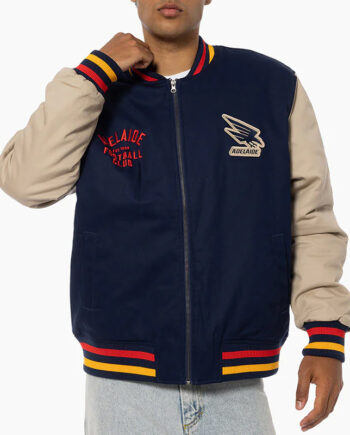 Adelaide Crows Lock Up Varsity Cotton Jacket - Modajacket