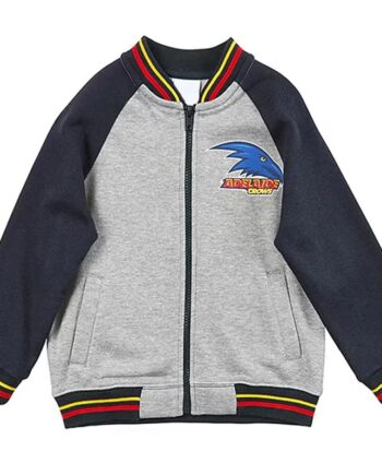 Adelaide Crows Navy and Gray Varsity Fleece Jacket - Modajacket