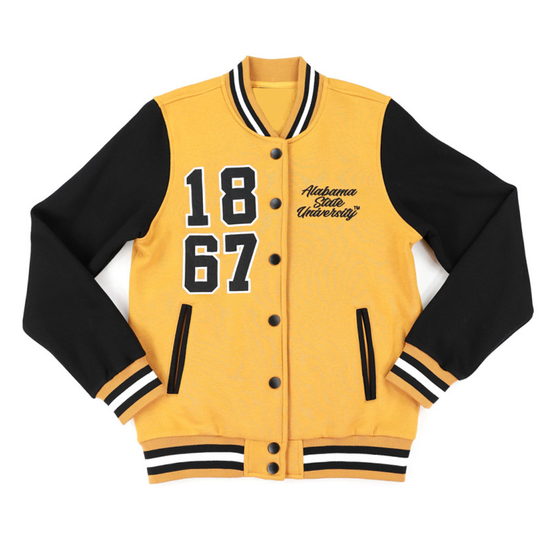 Alabama State Varsity Fleece Jacket 1 Alabama State Varsity Fleece Jacket - Modajacket