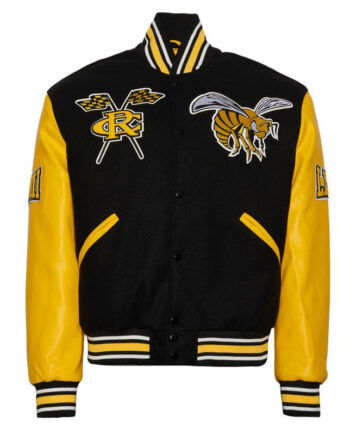 Alabama State University Black and Gold Varsity Jacket - Modajacket