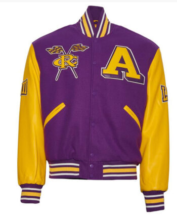 Alcorn State University Purple and Gold Varsity Jacket - Modajacket