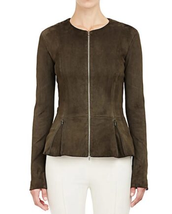 The Catch Mireille Enos Peplum Jacket - Modajacket