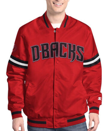 Arizona Diamondbacks Scout Varsity Satin Jacket - Modajacket