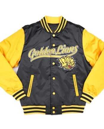 Arkansas-Pine Bluff Golden Lions Official Black & Gold Jacket - Modajacket