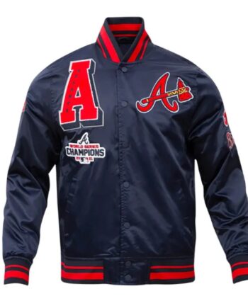 Atlanta Braves Satin Jacket - Modajacket