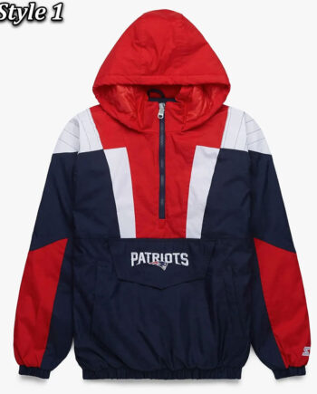 New England Patriots Pullover Jacket - Modajacket