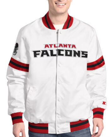 Atlanta Falcons Scout Varsity Satin Jacket - Modajacket