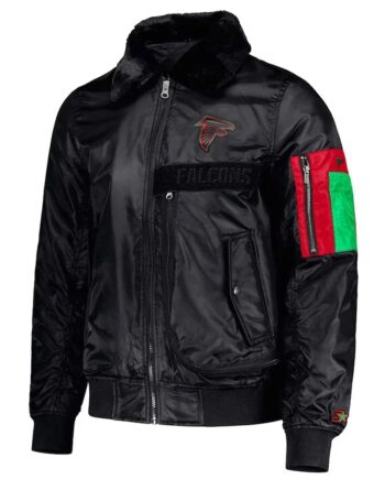 Atlanta Falcons Ty Mopkins Black Jacket - Modajacket