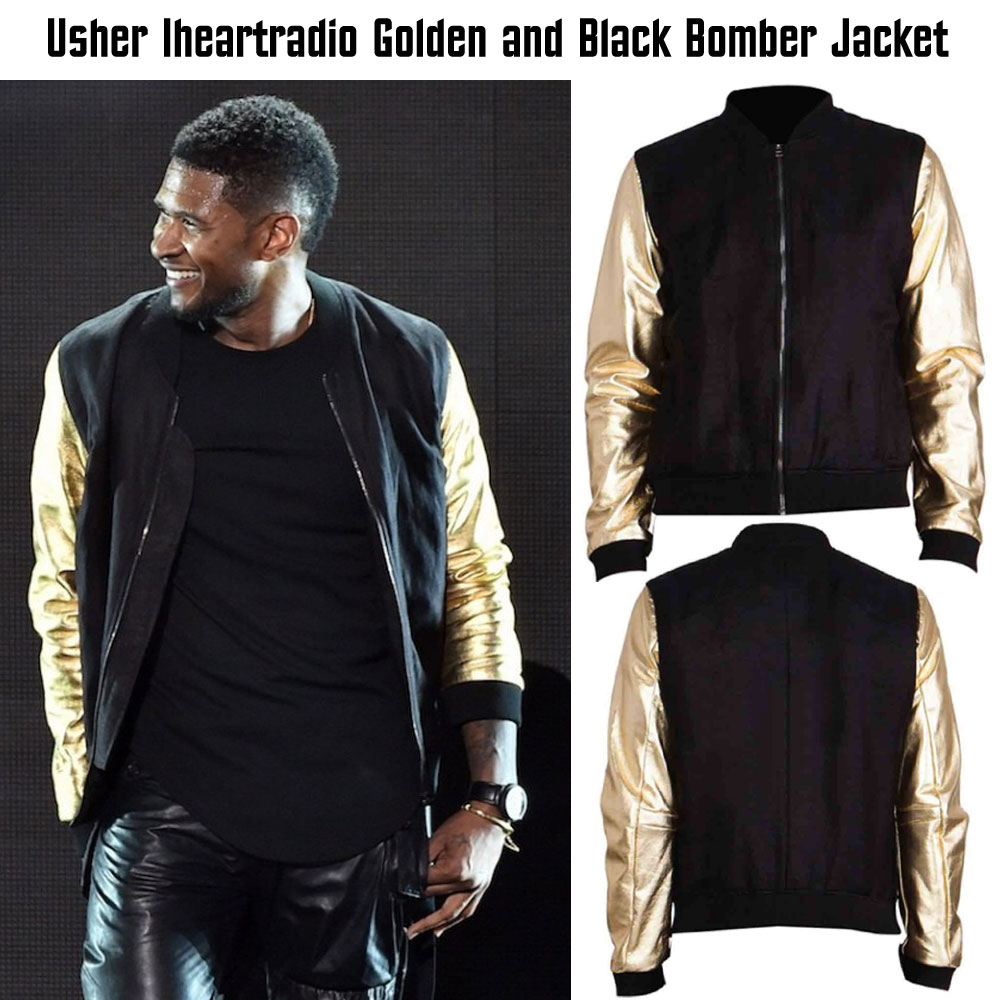 Iheartradio Music Awards Usher Bomber Jacket 3 Iheartradio Music Awards Usher Bomber Jacket