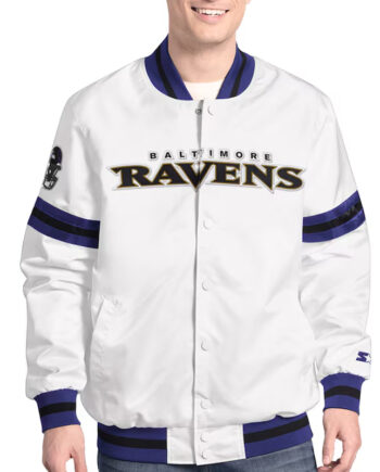 Baltimore Ravens Scout Varsity Satin Jacket - Modajacket