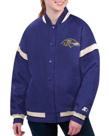 Baltimore Ravens Tournament Purple Varsity Jacket - Modajacket