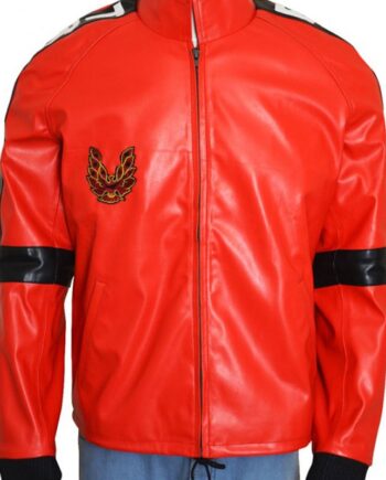 Red Leather Bandit Jacket - Modajacket