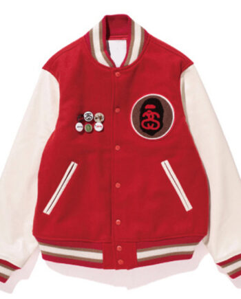 Stussy Bape Varsity Jacket - Modajacket