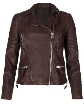 Switched at Birth S05 Vanessa Brown Leather Jacket - Modajacket
