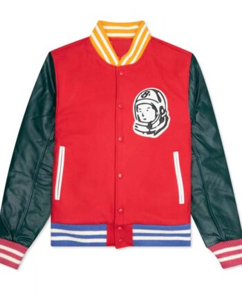 BBC Spaceman Logo Varsity Letterman Jacket - Modajacket