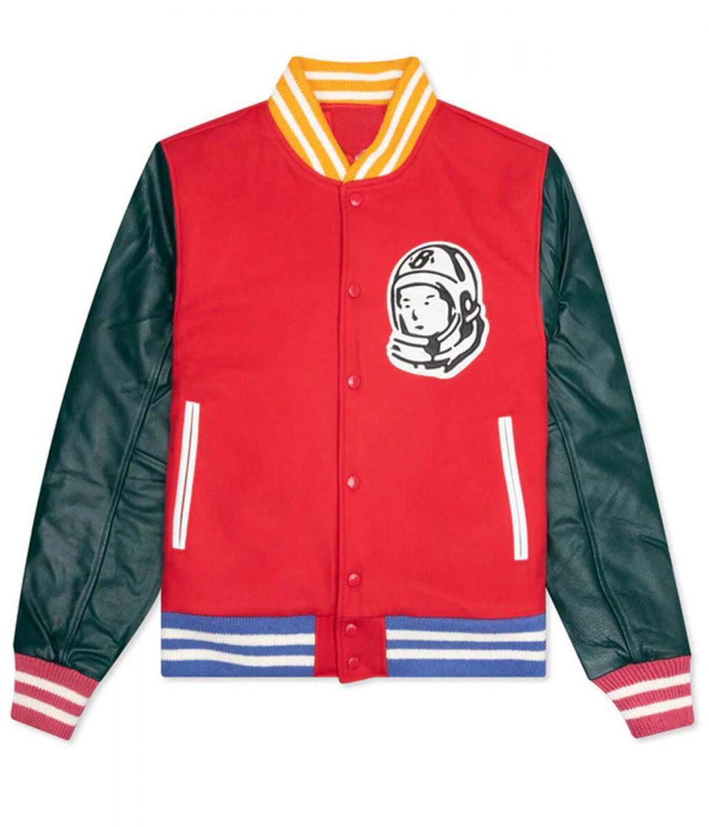 BBC Spaceman Logo Varsity Letterman Jacket 1 BBC Spaceman Logo Varsity Letterman Jacket - Modajacket