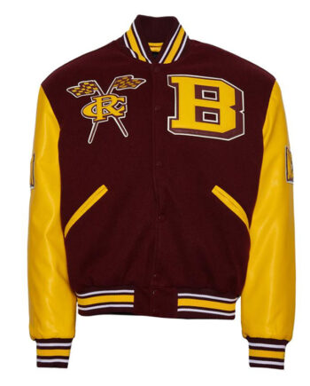 Bethune Cookman University Maroon and Gold Varsity Jacket - Modajacket