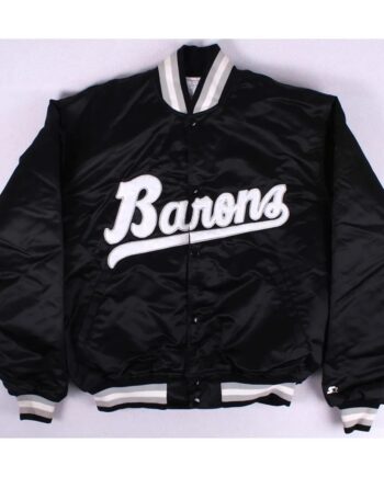 Birmingham Barons Black Bomber Jacket - Modajacket