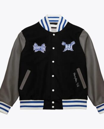Hampton Pirates Homecoming Black Varsity Jacket - Modajacket