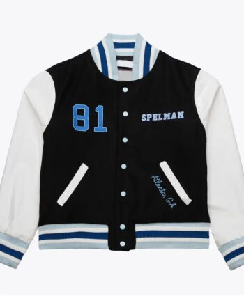 Spelman College Jaguars Homecoming Black Varsity Jacket - Modajacket