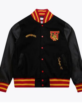 Tuskegee Golden Tigers Homecoming Black Varsity Jacket - Modajacket