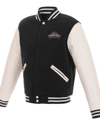 Aberdeen IronBirds Black and White Varsity Jacket - Modajacket