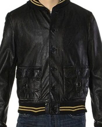 Ashton Kutcher Spread Movie Nikki Leather Jacket - Modajacket