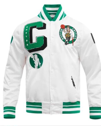 Boston Celtics Mashup Satin Jacket - Modajacket