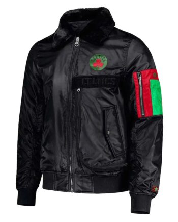 Boston Celtics Ty Mopkins Black Jacket - Modajacket