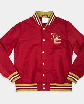 Boston College Retro BC Logo Bomber Jacket - Modajacket