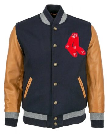 1938 Boston Red Sox Varsity Navy Jacket - Modajacket
