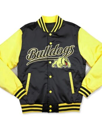Bowie State Bulldogs Black and Gold Jacket - Modajacket