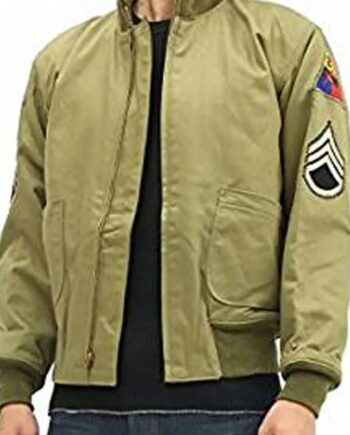 Brad Pitt Fury Wardaddy Military Jacket - Modajacket