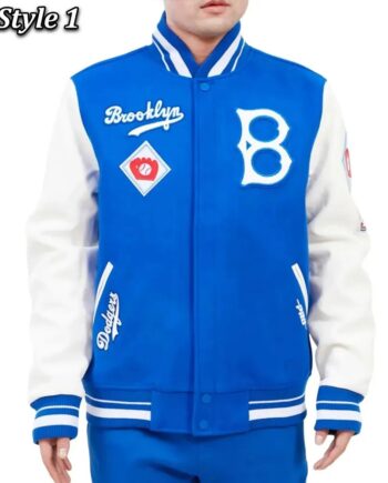Retro Classic Brooklyn Dodgers Varsity Jacket - Modajacket