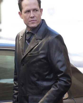 Dean Winters Brooklyn Nine Nine Leather Coat - Modajacket