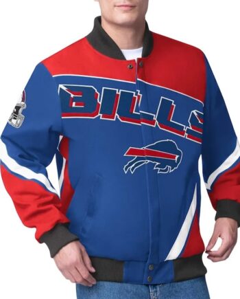 Buffalo Bills Maximum Racing Scarlet Jacket - Modajacket
