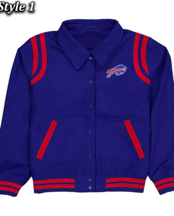 Buffalo Bills Sport Night Teddy Varsity Jacket - Modajacket