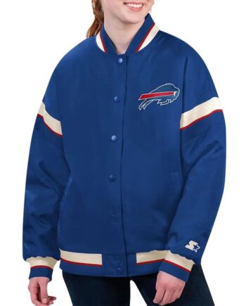 Buffalo Bills Tournament Royal Varsity Jacket - Modajacket
