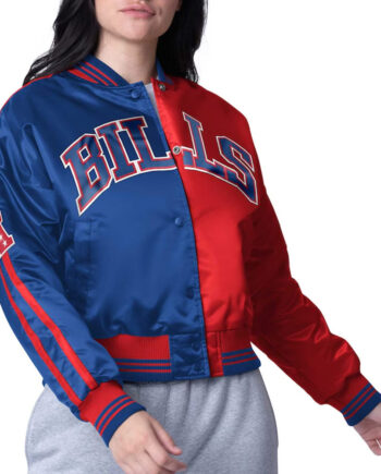 Buffalo Bills Zone Blitz Royal/Red Jacket - Modajacket
