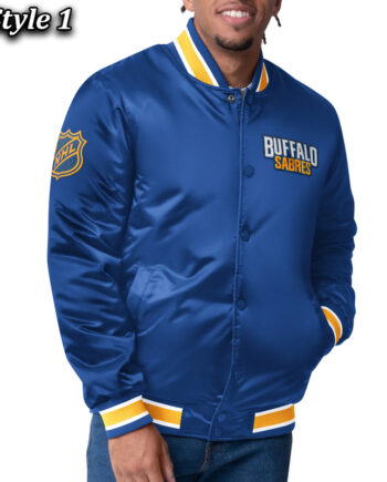 Closer Buffalo Sabres Varsity Satin Jacket - Modajacket
