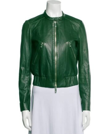 The Originals Season 3 Leah Pipes Green Leather Jacket - Modajacket